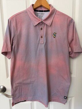 686 Everywhere Collection Men's Large Tie Dye Bear Pink Grey Grateful Dead